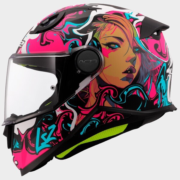 LS2 LS2 FF812 KID CYBERG PURPLE CYAN